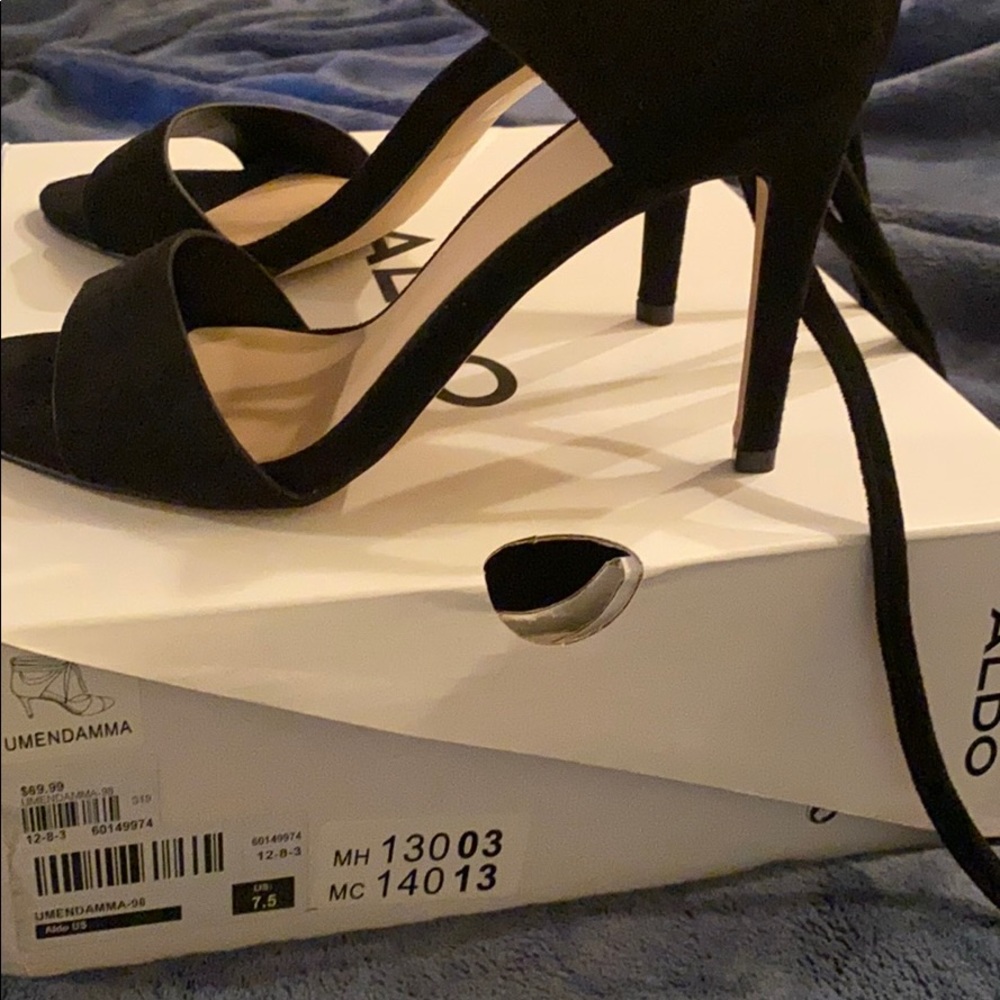 Black Aldo heels